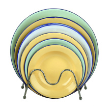 2015 Placa de sopa de alta qualidade Enamelware 14-26cm